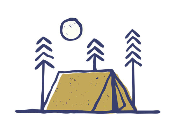 Camping t shirt vector file