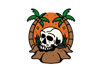 Death Summer t shirt vector illustration