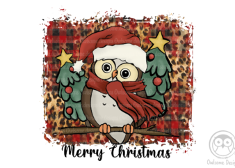 Baby Owl Christmas Sublimation