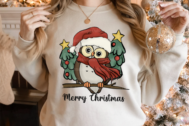 Bayby Owl Christmas Sublimation