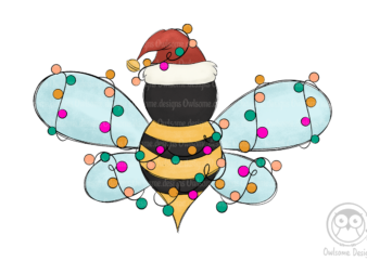 Bee Christmas Sublimation