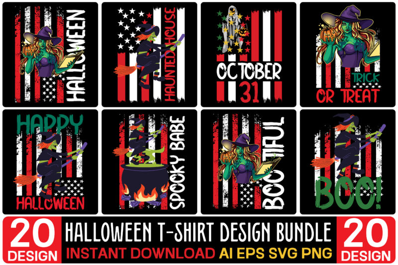 Halloween svg bundle , 30 halloween t-shirt bundle , good witch t-shirt design , boo! t-shirt design ,boo! svg cut file , halloween t shirt bundle, halloween t shirts bundle,