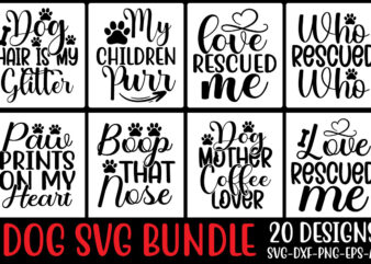 Dog Svg Bundle ,Dog svg bundle, 20 svg vector t-shirt design, dog floral svg, dog lover svg, puppy svg, cute dog svg, labrrador svg, animal svg, pet svg, dog svg,