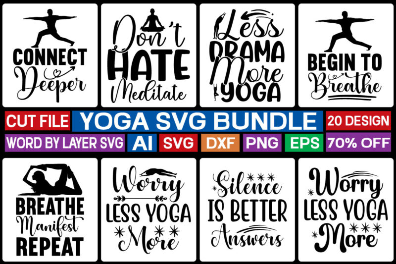 Yoga T-shirt design bundle,Yoga png Bundle, Yoga sign png , Yoga png, Yoga Bundle png, Yoga Girl png ,Yoga SVG, popular svgs, custom svg, Cricut, Clipart, Cricut SVG, silhouette, instant