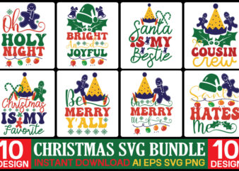 Christmas t-shirt design bundle,Winter SVG Bundle, Christmas Svg, Winter svg, Santa svg, Christmas Quote svg, Funny Quotes Svg, Snowman SVG, Holiday SVG, Winter Quote Svg Christmas SVG Bundle, Christmas SVG