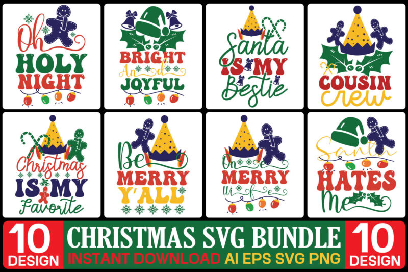 Christmas t-shirt design bundle,Christmas SVG Bundle, Christmas VG Files For Cricut, Farmhouse Christmas, Digital Download Christmas Monogram VG, DXF, PNG Files for Cricut and Silhouette cutting machines Christmas monogram svg