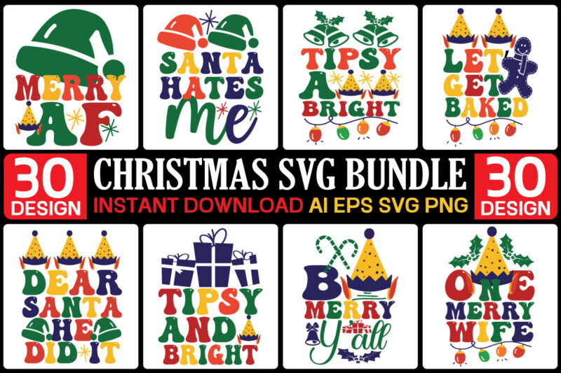 Christmas t-shirt design bundle,Christmas SVG Bundle, Christmas VG Files For Cricut, Farmhouse Christmas, Digital Download Christmas Monogram VG, DXF, PNG Files for Cricut and Silhouette cutting machines Christmas monogram svg