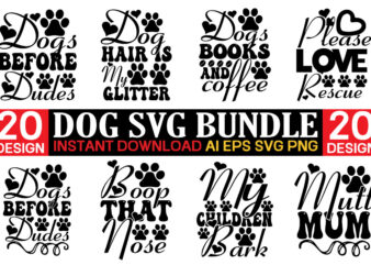 Dog Svg Bundle,DOG SVG Bundle, Dogs clipart, Dogs svg files for cricut, dogs silhouette, Dogs designs Bundle, dog dad, dog mom, puppy svg, dog mom svg Dog svg Bundle, Dog