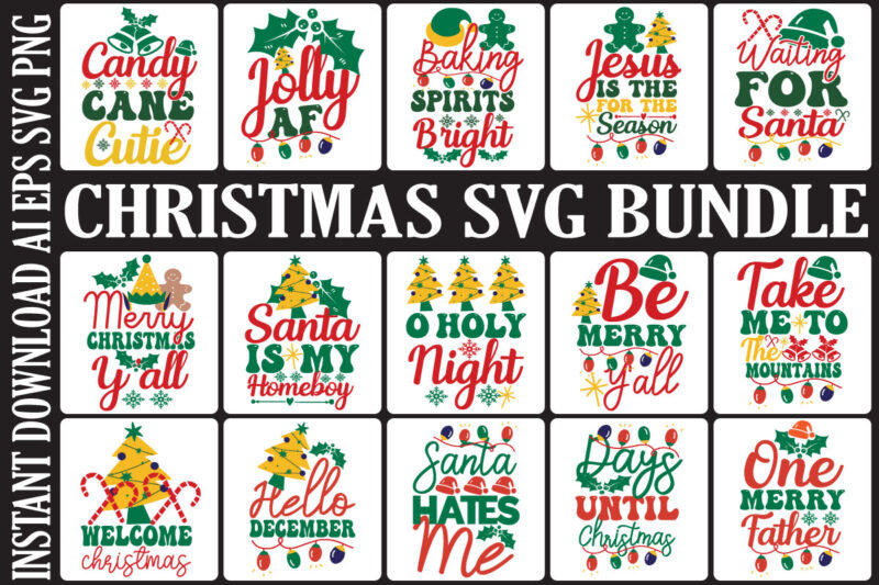 Christmas Svg Bundle,Christmas svg bundle,Christmas svg design, Christmas PNG,Sublimation Designs,Winter svg,Holiday SVG,Digital Download,Christmas svg cut file,Christmas svg, Christmas Rainbow SVG Bundle, Christmas PNG, Winter SVG, Kids Christmas Shirt Svg, Svg