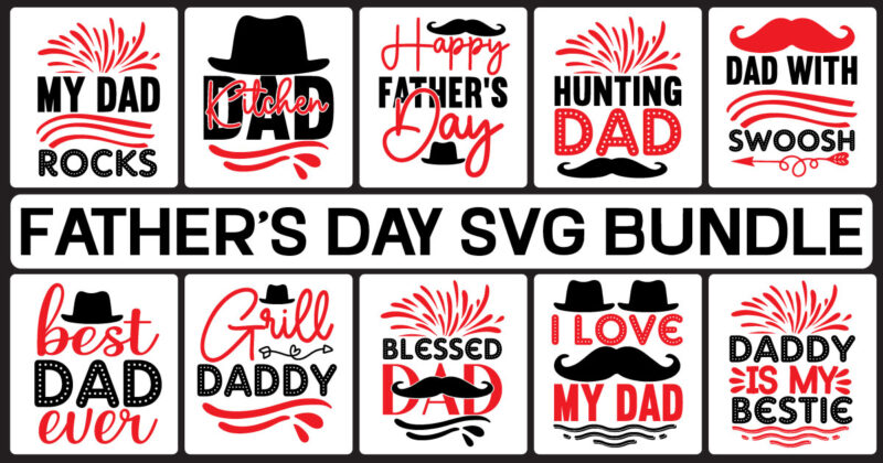 Father's T-shirt Design bundle,Best Dad Ever Svg, Father's Day Bundle, Dad Svg, Dad Svg Bundle, Father's Day Cut File, Father's Day Svg, Dad First , Dad Life Svgdownload The Dog