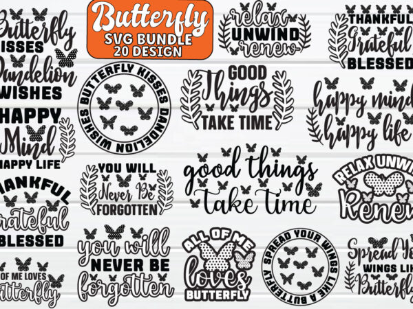 Butterfly svg bundle t shirt template