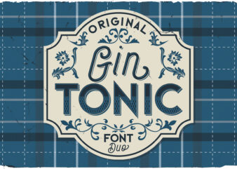 GinTonic Layered Font Duo