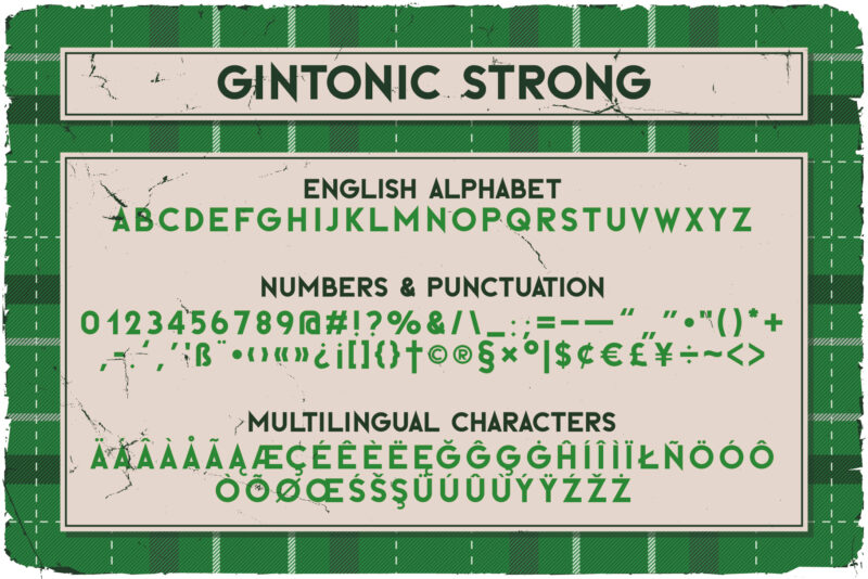 GinTonic Layered Font Duo