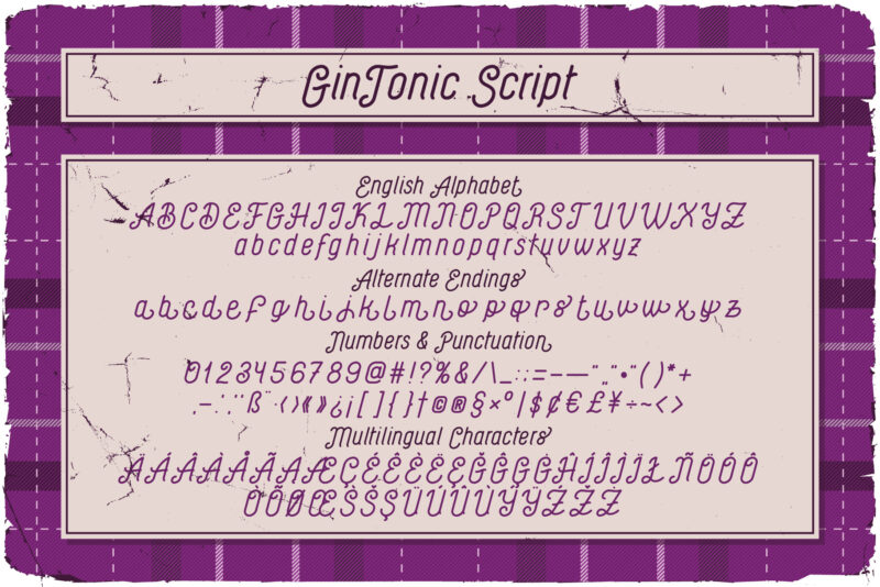 GinTonic Layered Font Duo