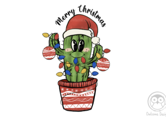 Cactus Christmas Sublimation