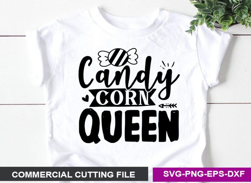 Candy corn queen SVG