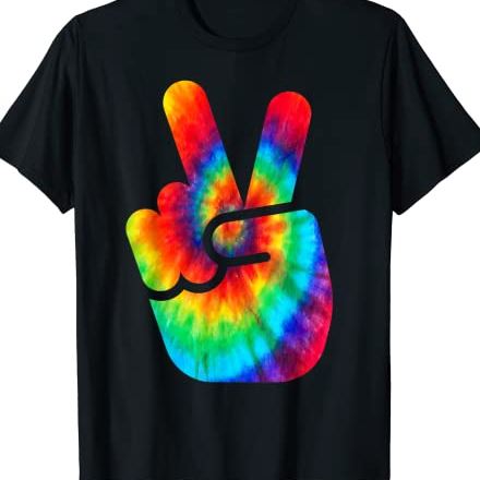 Cool Peace Hand Tie Dye T-Shirt For Boys And Girls CL - Buy t-shirt designs