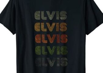 Love Heart Elvis Tee Grunge/Vintage Style Black Elvis T-Shirt CL