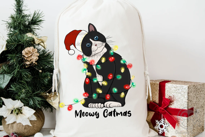 Cat Christmas Sublimation