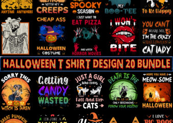 Halloween t shirt design 20 Bundle, Bundle Halloween, Bundles Halloween SVG, Halloween Bundle, Halloween Bundles, Halloween SVG Bundle, T shirt Design Halloween SVG Bundle, Halloween SVG t shirt design bundle,