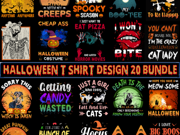 Halloween t shirt design 20 bundle, bundle halloween, bundles halloween svg, halloween bundle, halloween bundles, halloween svg bundle, t shirt design halloween svg bundle, halloween svg t shirt design bundle,
