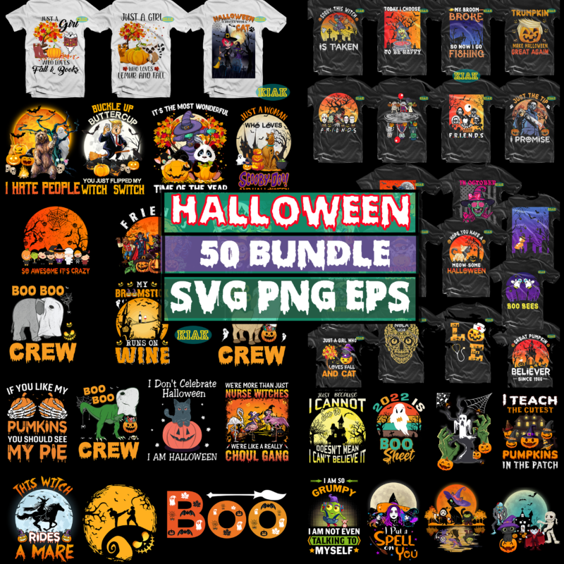 Halloween t shirt design 50 Bundles, Bundle Halloween, Bundles Halloween SVG, Halloween Bundle, Halloween Bundles, Halloween SVG Bundle, T shirt Design Halloween SVG Bundle, Halloween SVG t shirt design bundle,
