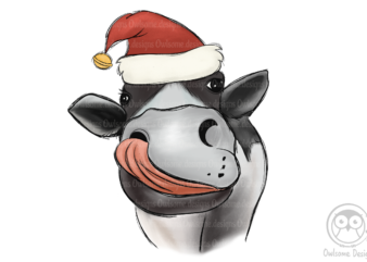 Cow Christmas Sublimation