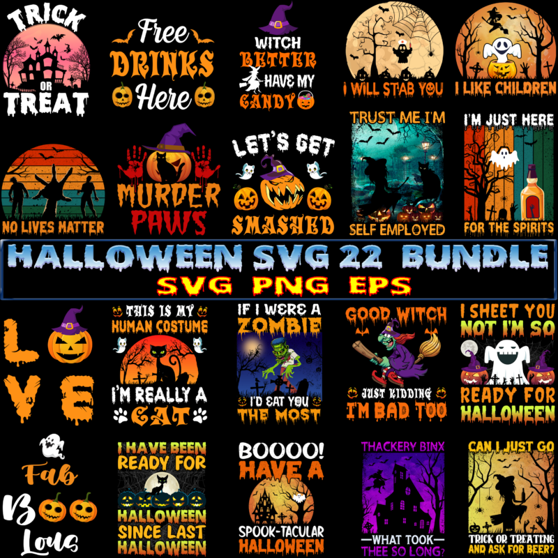 Halloween SVG 22 Bundles, Halloween t shirt design bundle, Halloween Svg Bundles t shirt design, Halloween Svg Bundle, Bundles Halloween, Halloween bundles, Halloween Bundle, Bundle Halloween, Halloween t shirt design,