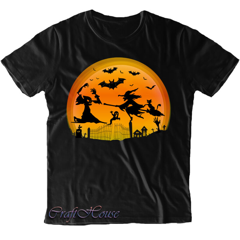 Two Witches fighting under the Halloween Moon Png, Halloween Night, Halloween design, Halloween Graphics, Halloween Quote, Ghost, Halloween Png, Pumpkin, Witch, Witches, Spooky, Halloween Party, Spooky Season, Halloween vector, Trick