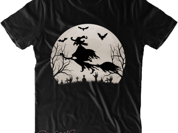 Flying witch on halloween night png, halloween t shirt design, halloween night, halloween design, halloween graphics, halloween quote, ghost, halloween png, pumpkin, witch, witches, spooky, halloween party, spooky season, halloween