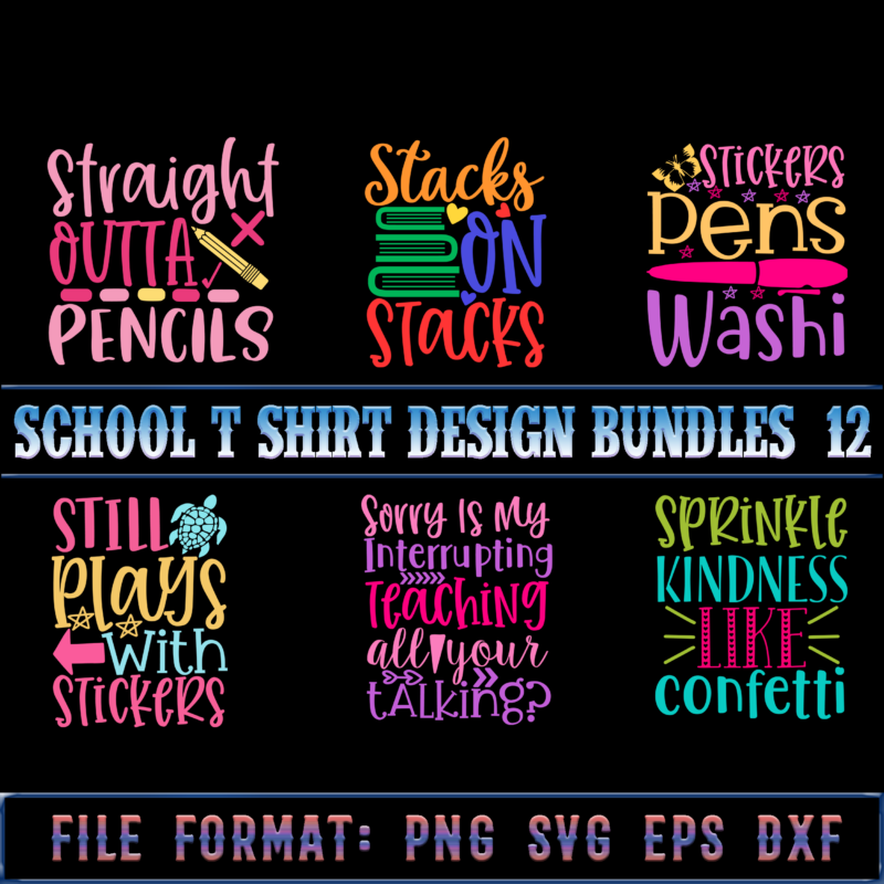 80 Bundle School SVG, School t shirt design Bundles, School SVG Bundle, School Bundle, Bundle School, School Bundles, Teacher Bundle, Back To School, School vector, First Day At School, First