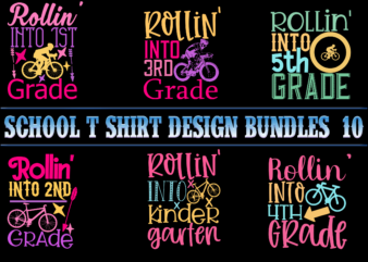 School t shirt design Bundles P10, School SVG Bundle, School Bundle, Bundle School, School Bundles, Teacher Bundle, Back To School, School vector, First Day At School, First Day of School,