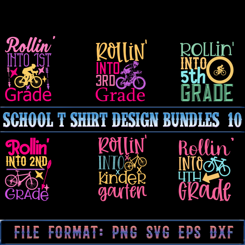 School t shirt design Bundles P10, School SVG Bundle, School Bundle, Bundle School, School Bundles, Teacher Bundle, Back To School, School vector, First Day At School, First Day of School,