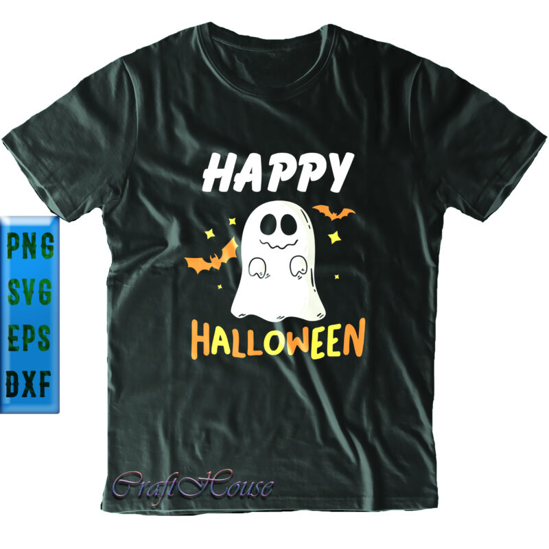 Happy Halloween Smiling Ghost Png, Halloween Svg, Funny Halloween, Halloween Party, Halloween Quote, Halloween Night, Pumpkin Svg, Witch Svg, Ghost Svg, Halloween Death, Trick or Treat Svg, Spooky Halloween, Stay