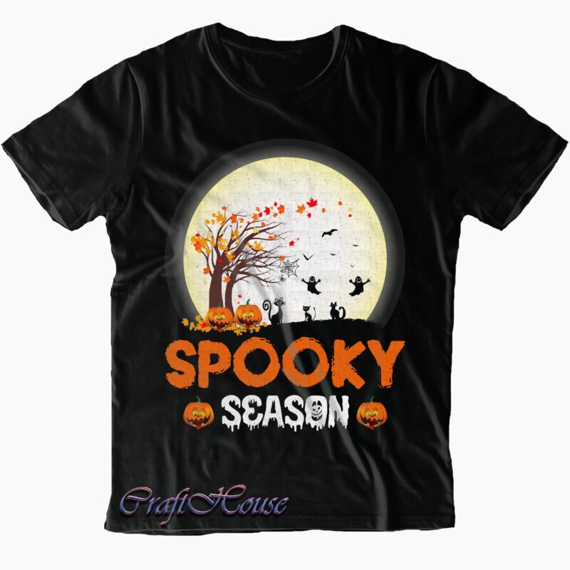 Spooky Season Svg, Spooky Season vceotr, Halloween t shirt design, Halloween Svg, Halloween Night, Halloween vector, Halloween design, Halloween Graphics, Halloween Quote, Pumpkin Svg, Witch Svg, Halloween Costumes