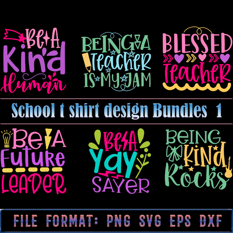 School t shirt design Bundles 1, School SVG Bundle, School Bundle, Bundle School, Teacher Bundle, Back To School, First Day At School, First Day of School, First Day School, Happy