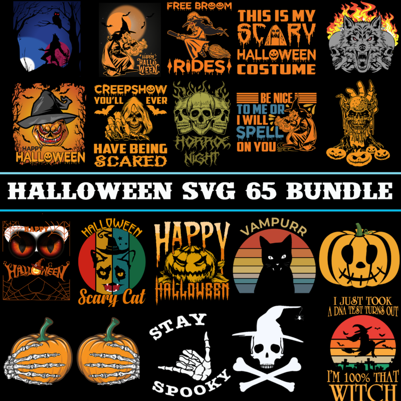 Halloween SVG 65 Bundles, Halloween t shirt design bundle, Halloween t shirt design, Halloween SVG Bundles t shirt design, Halloween SVG Bundle, Bundles Halloween, Halloween bundles, Halloween Bundle, Bundle Halloween,