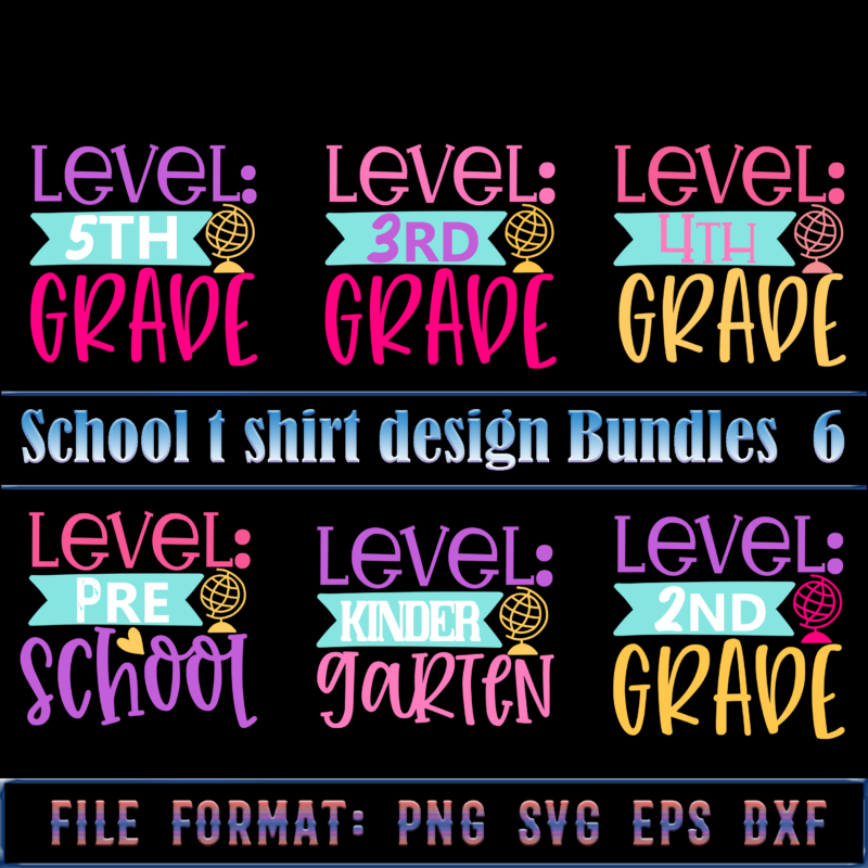 School t shirt design Bundles 6, School SVG Bundle, School Bundle, Bundle School, Teacher Bundle, Back To School, First Day At School, First Day of School, First Day School, Happy
