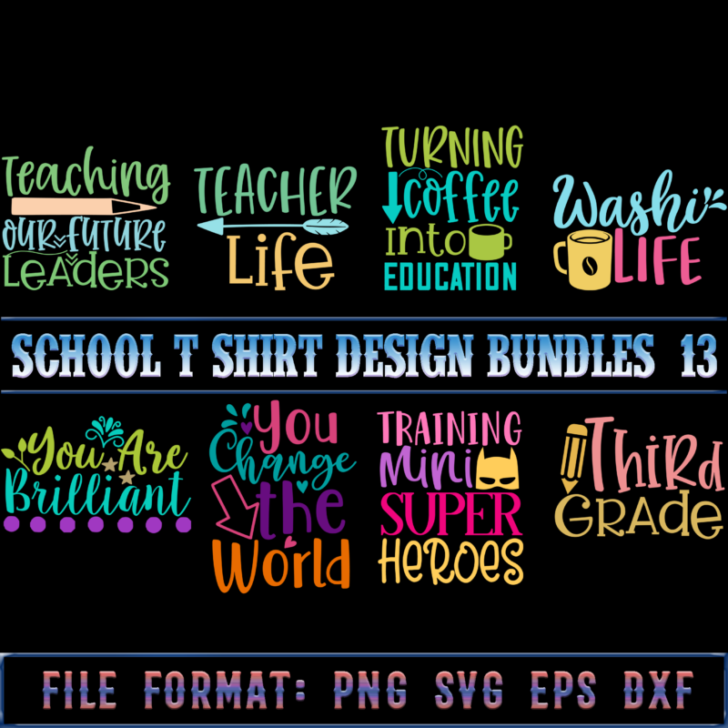 80 Bundle School SVG, School t shirt design Bundles, School SVG Bundle, School Bundle, Bundle School, School Bundles, Teacher Bundle, Back To School, School vector, First Day At School, First