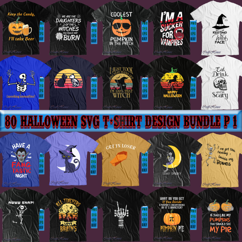 Halloween SVG 80 Bundles Part 1, Halloween t shirt design bundle, Halloween t shirt design, Halloween Svg Bundles t shirt design, Halloween Svg Bundle, Bundles Halloween, Halloween bundles, Halloween Bundle,