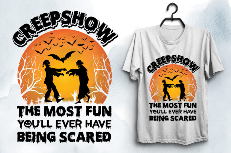 CreepShow Halloween T-Shirt Design