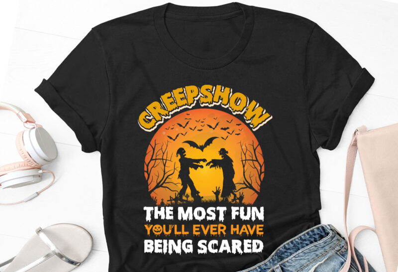 Halloween T-Shirt Design Bundle-Halloween T-Shirt Design