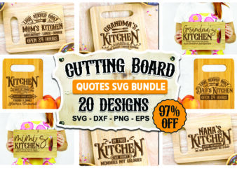 Cutting Board Quotes SVG Bundle t shirt vector file