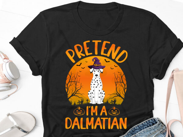Dalmatian dog halloween t-shirt design