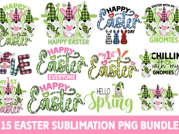 Easter sublimation png bundle vector clipart