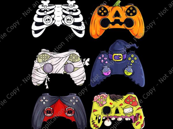 Halloween skeleton zombie gaming controllers mummy png, zombie gaming png, zombie gaming halloween png, skeleton halloween png graphic t shirt