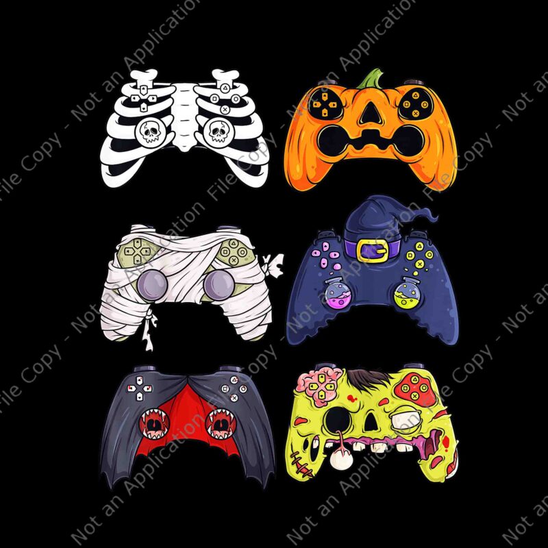 Halloween Skeleton Zombie Gaming Controllers Mummy Png, Zombie Gaming Png, Zombie Gaming Halloween png, Skeleton Halloween Png