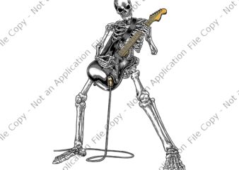 Happy Skeleton Guitar Guy Spooky Halloween Rock Band Concert Png, Happy Skeleton Guitar Png, Skeleton Guitar Halloween Png, Skeleton Halloween Png