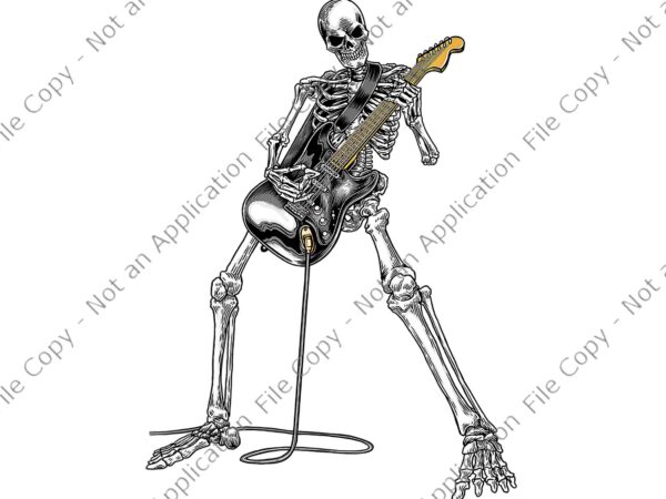 Happy skeleton guitar guy spooky halloween rock band concert png, happy skeleton guitar png, skeleton guitar halloween png, skeleton halloween png graphic t shirt