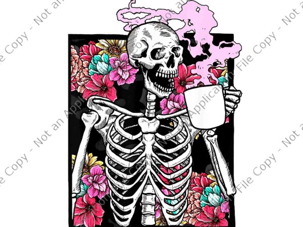 Halloween coffee drinking skeleton skull png, halloween coffee png, skeleton halloween png, halloween png, skull skeleton png graphic t shirt